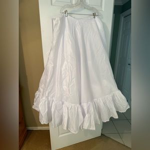 Crinoline petticoat for bridal or formals